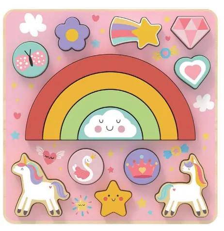 2Kids Toys Balanční puzzle Unicorn 2v1 / od 18 měsíců