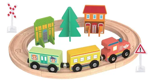 2Kids Toys Moje první vláčkodráha Město / od 2 let
