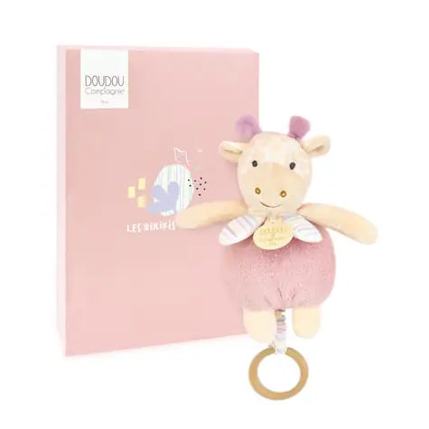 Doudou Plyšová žirafa hrající melodii 20 cm / od 0 měsíců