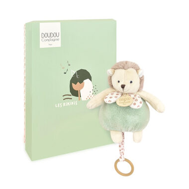 Doudou Plyšový ježek hrající melodii 20 cm / od 0 měsíců