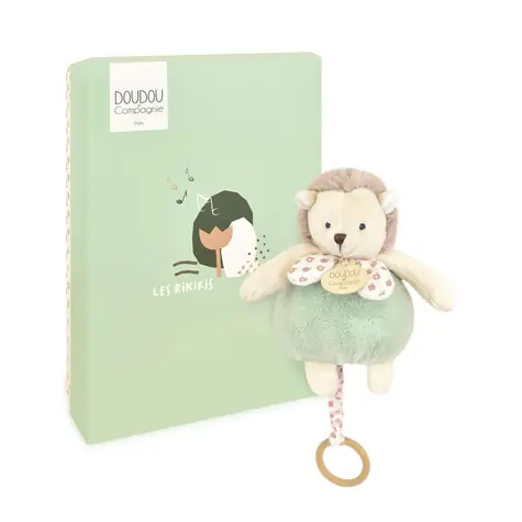 Doudou Plyšový ježek hrající melodii 20 cm / od 0 měsíců