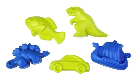 Lena Formičky na písek s dinosaurem 5 dílů / od 1 roku