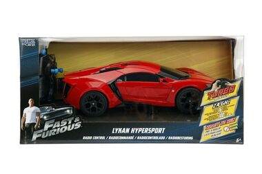 Jada Rychle a zběsile RC auto Lykan Hypersport / 1:16 / 2.4 GHz / od 6 let