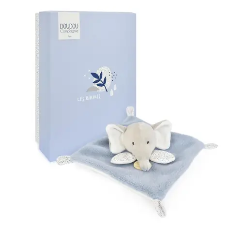 Doudou Plyšový muchláček růžový Slon 19 cm / od 0 měsíců