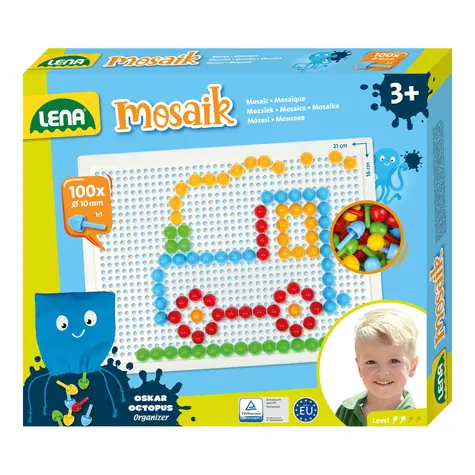 Lena Mozaika malá hladká 100 dílků / od 3 let