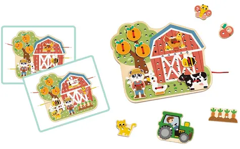 2Kids Toys Provlékání Farma / od 3 let