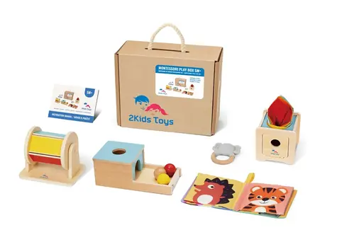 2Kids Toys Montessori set hraček pro nejmenší / od 5 měsíců