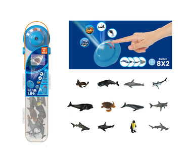 PLEJO Mořská zvířátka s projektorem / od 3 let