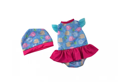 PLEJO Oblečení pro panenku modrá 40 - 43 cm / od 3 let