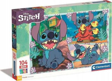 Clementoni PUZZLE Stitch MAXI / 104 dílků / od 4 let