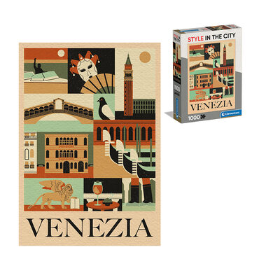 Clementoni PUZZLE Style in the City: Benátky / 1000 dílků / od 14 let