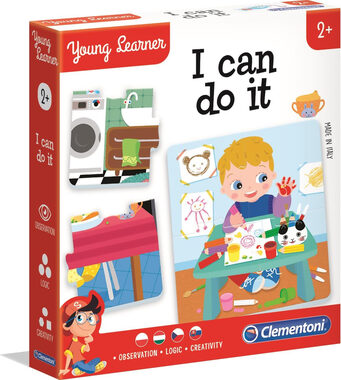 Clementoni Young Learner: Já to dokážu / 6x4 dílků / od 2 let