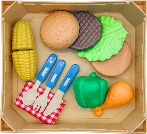 PLEJO Sada na piknik - Hamburger / od 3 let