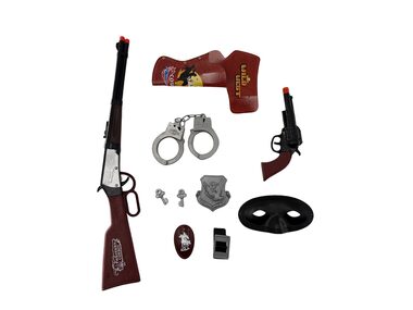 PLEJO Sada pistole/pouta/kolt / od 3 let