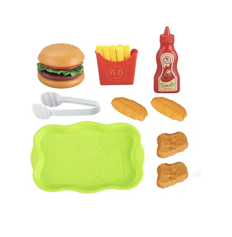 PLEJO Sada potravin hamburger / od 3 let