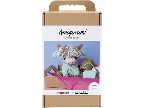 Creativ Company Sada na háčkování Amigurumi kravička / od 12 let