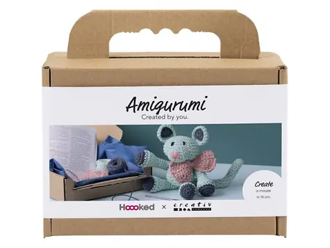 Creativ Company Sada na háčkování Amigurumi myška / od 12 let
