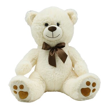 Mac Toys STEPPOS Plyšový medvídek bílá 40 cm / od 3 let