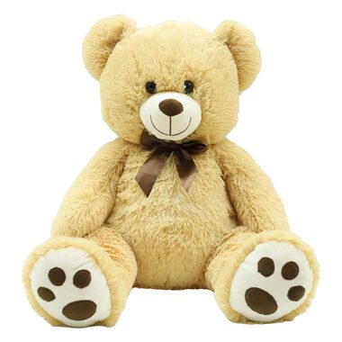 Mac Toys STEPPOS Plyšový medvídek světle hnědá 60 cm / od 3 let
