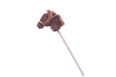 STEPPOS Hobby Horse se zvukem tmavá hnědá / od 3 let