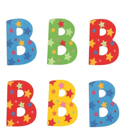Bigjigs Toys Hvězdičkové písmenko B / od 3 let