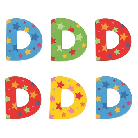 Bigjigs Toys Hvězdičkové písmenko D / od 3 let