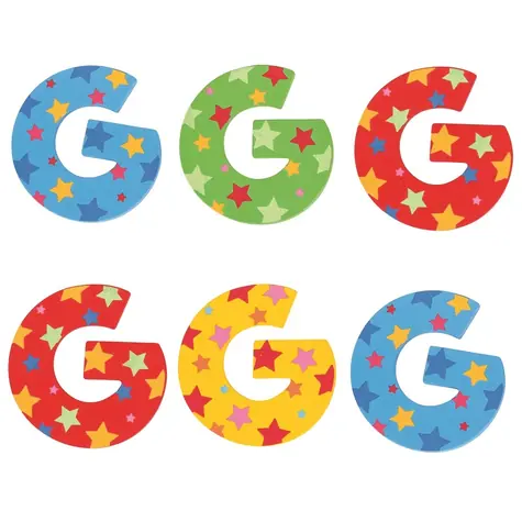 Bigjigs Toys Hvězdičkové písmenko G / od 3 let