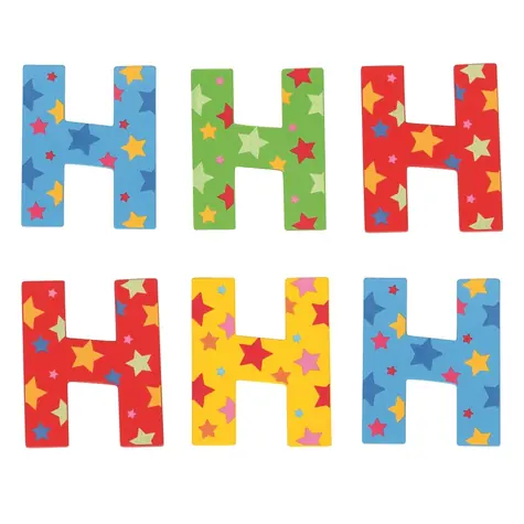 Bigjigs Toys Hvězdičkové písmenko H / od 3 let