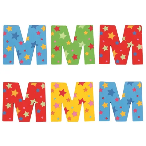 Bigjigs Toys Hvězdičkové písmenko M / od 3 let