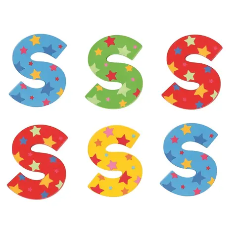 Bigjigs Toys Hvězdičkové písmenko S / od 3 let