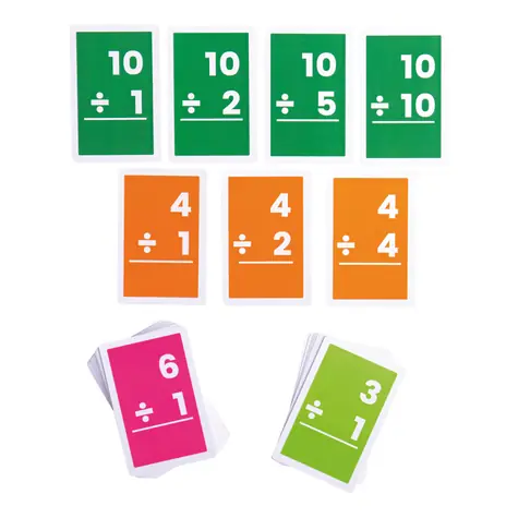 Bigjigs Toys Kartičky dělení 1-10 / od 3 let