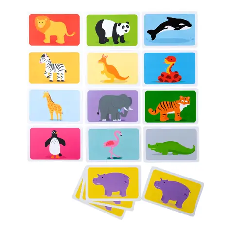 Bigjigs Toys Snap! Divoká zvířátka pexeso / od 3 let