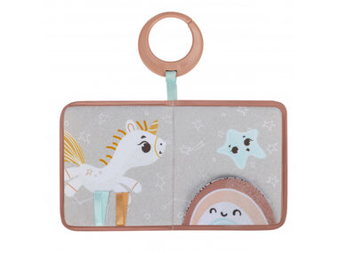 Tiny Love Závěsná textilní knížka Unicorn Wonderlands