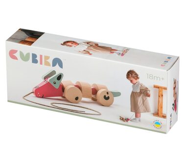 CUBIKA Pastel 15993 Tahací pes / od 18 měsíců