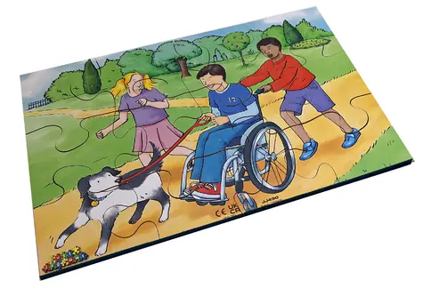 Just Jigsaws 490 Inkluze - dřevěný puzzle set / 72 dílů / od 3 let