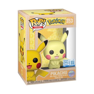 Funko POP Games: Pokemon - Pikachu (SftClr) / od 3 let 