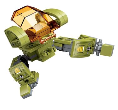 Qman Thunder Expedition Battle Car 1415-7 Stroj Berserker / Stavebnice / 63 dílků / od 6 let 