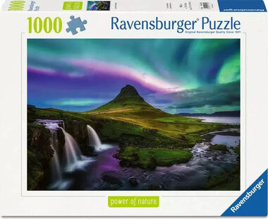 Ravensburger 120017448 Kouzelná noc na Islandu 1000 dílků / věk od: 14 let / verze: mezinárodní