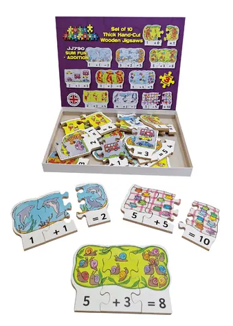 Just Jigsaws 790 Sčítání - dřevěné puzzle 30 dílů / od 3 let