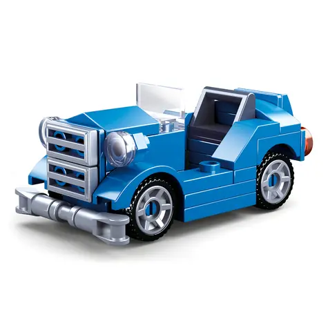 Sluban Builder M38-B0920B Modrý kabriolet / počet dílků: 44 / od 4 let