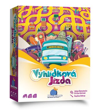 Asmodee Vyhlídková jízda / Počet hráčů: 1-4 / Délka hry: 20 minut / od 7 let