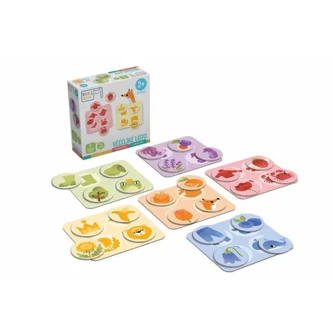 KukiKuk 80035 Véééliké loto Barevné stíny / od 2 let