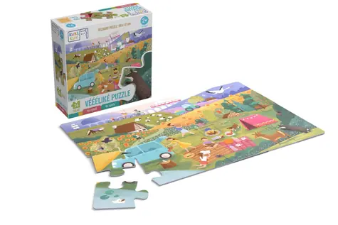 KukiKuk 80052 Véééliké puzzle Na výletě / od 2 let