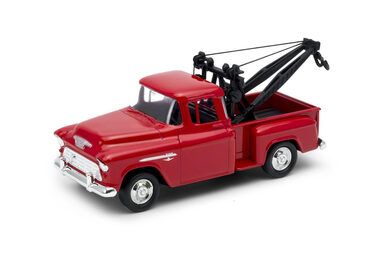Welly 1955 Chevy Stepside Tow Truck 1:34 bílá