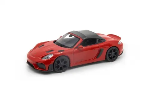 Welly Porsche 718 Spyder RS model 1:34 modrá