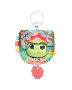 Lamaze - Textilní knížka Žabička Finlee / od 6 měsíců