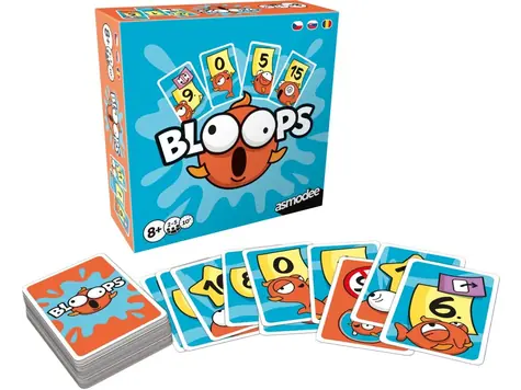 Asmodee Bloops / Počet hráčů: 2-5 / Délka hry: 10 minut / od 8 let