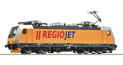 Roco 7510102 Elektrická lokomotiva RegioJet 386 204 - 2 / měřítko H0 (1:87) / délka 217mm / rádius 358mm / od 15 let
