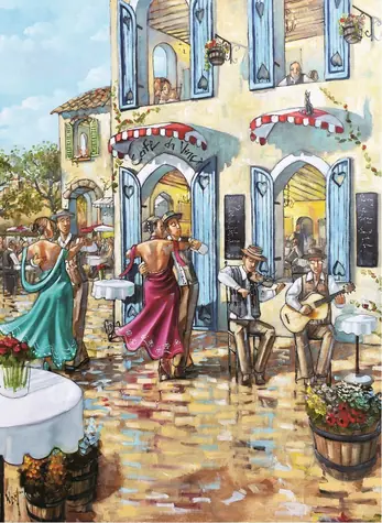 ANATOLIAN Puzzle Pouliční tanečníci / 1000 dílků / od 14 let