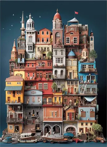 ANATOLIAN Puzzle Balat / 1000 dílků / od 14 let